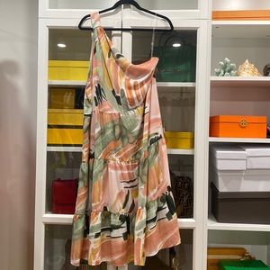Minted Boutique One Shoulder Dress